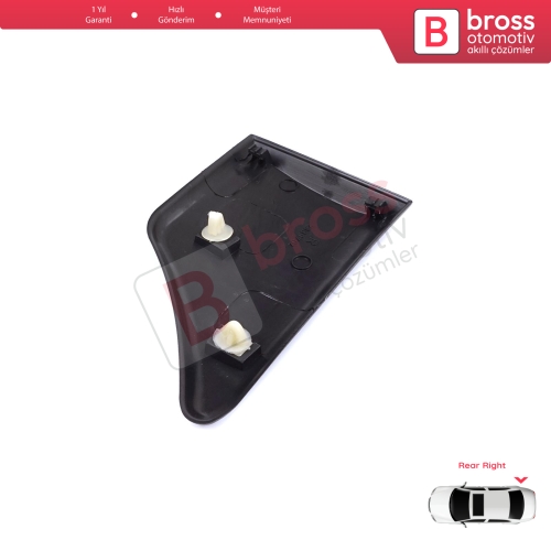 Peugeot Partner MK1 M49 M59 1996-2008 8547.K5 İçin Arka Sağ Çamurluk Çıtası