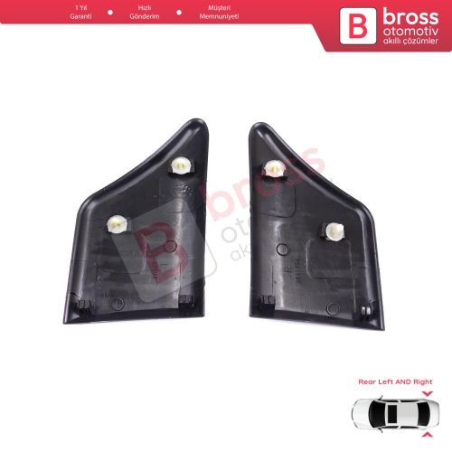 Peugeot Partner MK1 M49 M59 1996-2008 8547.L8 8547.K5 İçin Arka Sol ve Sağ Çamurluk Çıtası