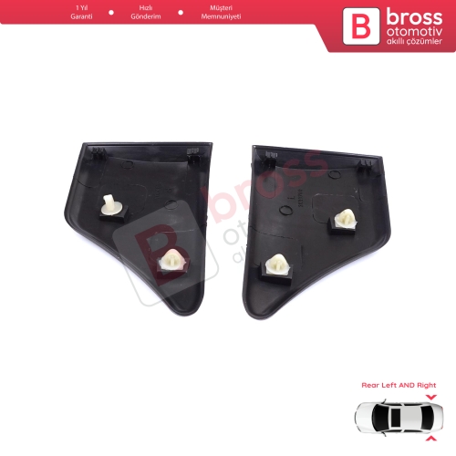 Peugeot Partner MK1 M49 M59 1996-2008 8547.L8 8547.K5 İçin Arka Sol ve Sağ Çamurluk Çıtası