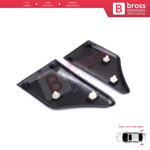 Peugeot Partner MK1 M49 M59 1996-2008 8547.L8 8547.K5 İçin Arka Sol ve Sağ Çamurluk Çıtası
