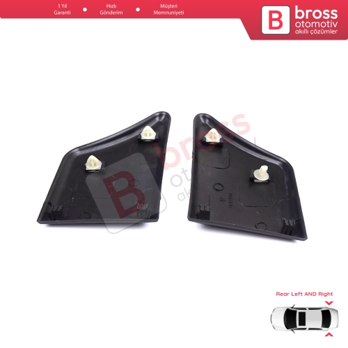 Peugeot Partner MK1 M49 M59 1996-2008 8547.L8 8547.K5 İçin Arka Sol ve Sağ Çamurluk Çıtası