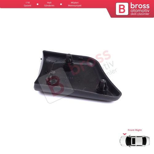 Peugeot Partner M59 2002-2008 Makyajlı Kasa 8544.J6 İçin Ön Sağ Çamurluk Çıtası