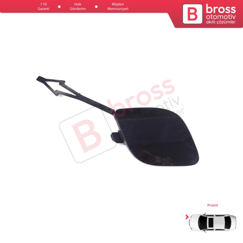 Renault Clio MK5 V B7 BJA 2019-2023 Makyajsız Kasa 511806272R için Ön Tampon Çeki Demiri Kapağı ASTARLI