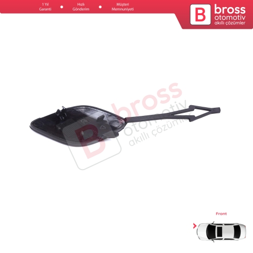Renault Clio MK5 V B7 BJA 2019-2023 Makyajsız Kasa 511806272R için Ön Tampon Çeki Demiri Kapağı ASTARLI