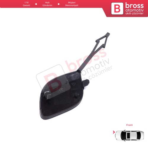 Renault Clio MK5 V B7 BJA 2019-2023 Makyajsız Kasa 511806272R için Ön Tampon Çeki Demiri Kapağı ASTARLI