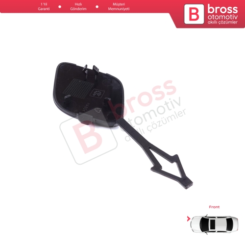 Renault Clio MK5 V B7 BJA 2019-2023 Makyajsız Kasa 511806272R için Ön Tampon Çeki Demiri Kapağı ASTARLI