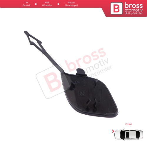 Renault Clio MK5 V B7 BJA 2019-2023 Makyajsız Kasa 511806272R için Ön Tampon Çeki Demiri Kapağı ASTARLI