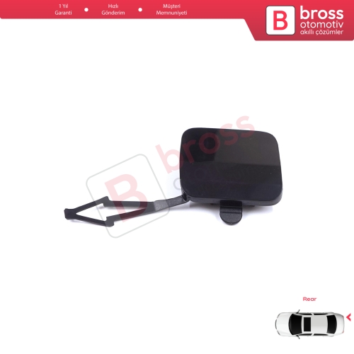 Renault Clio MK5 V B7 BJA 2019-2023 Makyajsız Kasa 511654352R için Arka Tampon Çeki Demiri Kapağı ASTARLI