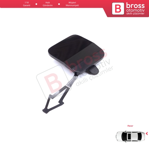 Renault Clio MK5 V B7 BJA 2019-2023 Makyajsız Kasa 511654352R için Arka Tampon Çeki Demiri Kapağı ASTARLI