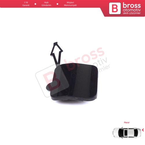 Renault Clio MK5 V B7 BJA 2019-2023 Makyajsız Kasa 511654352R için Arka Tampon Çeki Demiri Kapağı ASTARLI