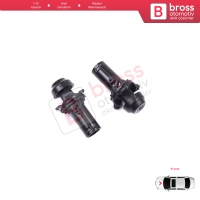 Renault Clio MK5 Captur MK2 Taliant Dacia Sandero MK3 658291760R için 2 Adet Ayarlanabilir Ön Kaput Amortisör Takozu