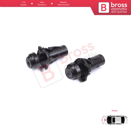 Renault Clio MK5 Captur MK2 Taliant Dacia Sandero MK3 658291760R için 2 Adet Ayarlanabilir Ön Kaput Amortisör Takozu