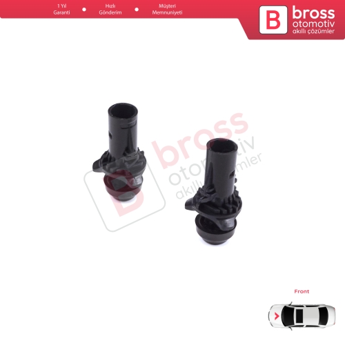 Renault Clio MK5 Captur MK2 Taliant Dacia Sandero MK3 658291760R için 2 Adet Ayarlanabilir Ön Kaput Amortisör Takozu