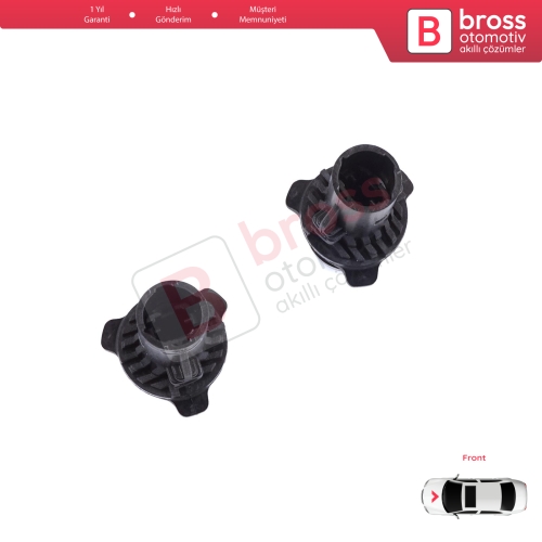 Renault Clio MK5 Captur MK2 Taliant Dacia Sandero MK3 658291760R için 2 Adet Ayarlanabilir Ön Kaput Amortisör Takozu