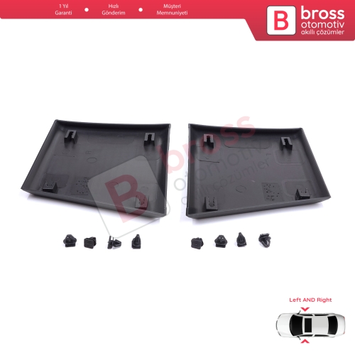 Fiat Ducato MK3 Boxer 250 Jumper Relay MK2 Daily 2006-2024 8547W6 8547W4 İçin Sağ Sol Ön Kapı Direği Bandı Sinyal Deliksiz