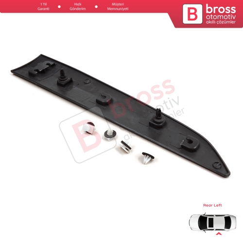 Ford Transit Courier MK1 B460 2014-2023 1854160 İçin Sol Arka Sürgü Kapı Bandı