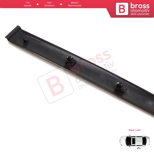 Peugeot 206 206+ 1998-2013  4/5 Kapı 8546E6 İçin Sol Arka Kapı Bandı Çıtası