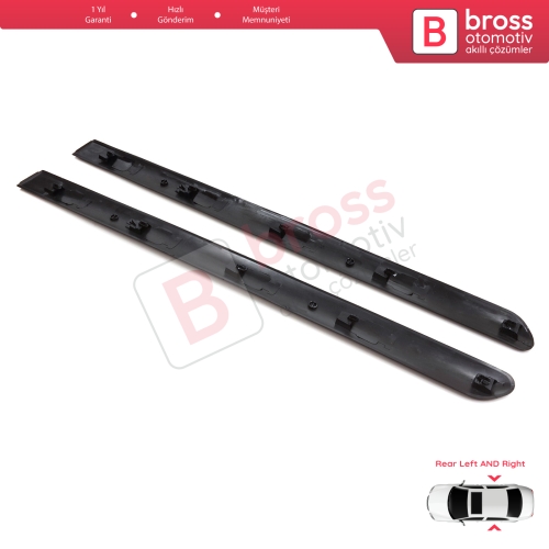 Peugeot 307 3A/C 3E 3H 2000-2012 4/5 Kapı 8546H5 8546H6 İçin Sağ Sol Arka Kapı Bandı Çıtası