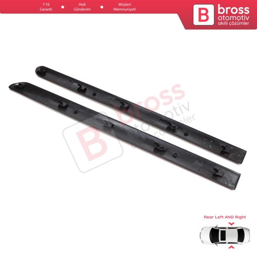 Peugeot 307 3A/C 3E 3H 2000-2012 4/5 Kapı 8546H5 8546H6 İçin Sağ Sol Arka Kapı Bandı Çıtası