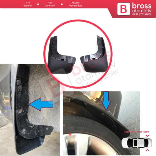Mercedes V Class Vito W447 2014-On A4478900100 için Arka Sağ Sol Tekerlek Çamurluk Paçalık