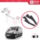 Renault Master MK3 Nissan NV400 Interstar Opel Movano B 668100009R 668110012R için Ön Cam Sağ Sol Köşe Yan Parça Izgara Kulağı
