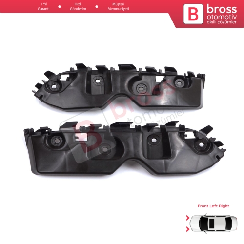 Renault Dacia Duster MK1 HS 2010-2017 622230010R 622220011R için Ön Sağ Sol Tampon İç Bağlantı Braket Ayağı 
