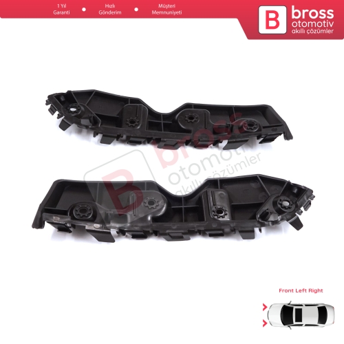 Renault Dacia Duster MK1 HS 2010-2017 622230010R 622220011R için Ön Sağ Sol Tampon İç Bağlantı Braket Ayağı 
