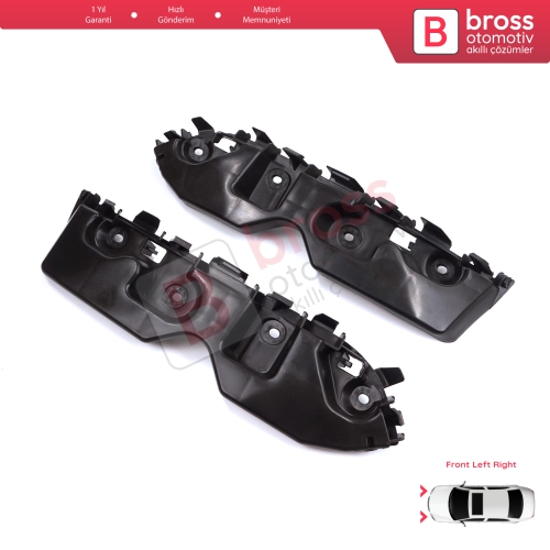 Renault Dacia Duster MK1 HS 2010-2017 622230010R 622220011R için Ön Sağ Sol Tampon İç Bağlantı Braket Ayağı 