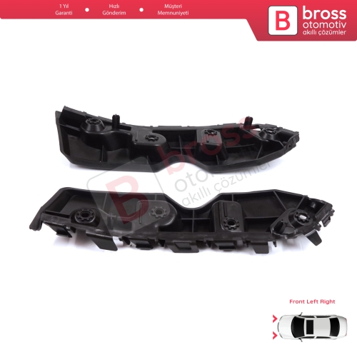 Renault Dacia Duster MK1 HS 2010-2017 622230010R 622220011R için Ön Sağ Sol Tampon İç Bağlantı Braket Ayağı 