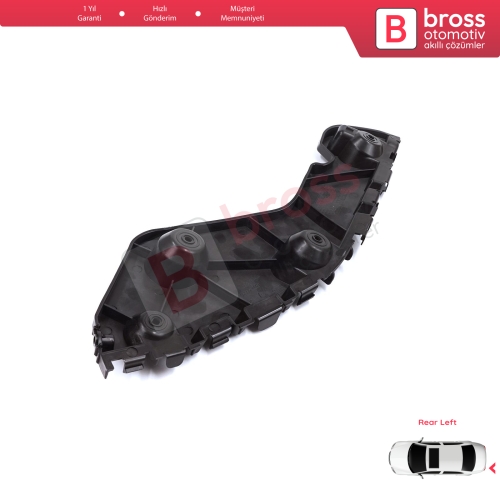 Renault Dacia Duster MK1 HS 2010-2017 622210009R için Arka Sol Tampon İç Bağlantı Braket Ayağı
