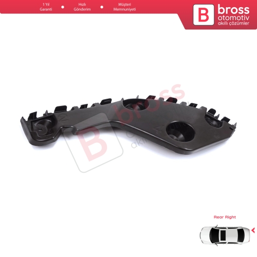Renault Dacia Duster MK1 HS 2010-2017 622200010R için Arka Sağ Tampon İç Bağlantı Braket Ayağı 