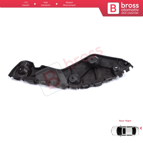 Renault Dacia Duster MK1 HS 2010-2017 622200010R için Arka Sağ Tampon İç Bağlantı Braket Ayağı 