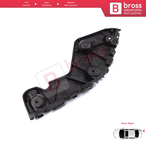 Renault Dacia Duster MK1 HS 2010-2017 622200010R için Arka Sağ Tampon İç Bağlantı Braket Ayağı 
