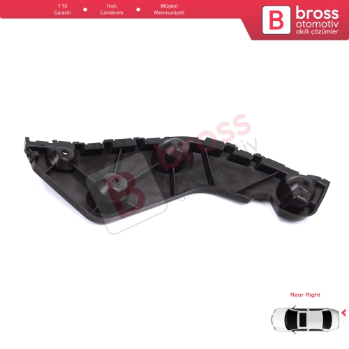 Renault Dacia Duster MK1 HS 2010-2017 622200010R için Arka Sağ Tampon İç Bağlantı Braket Ayağı 