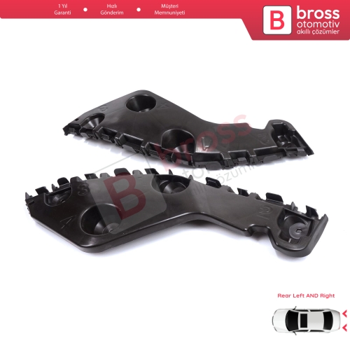 Renault Dacia Duster MK1 HS 2010-2017 622200010R 622210009R için Arka Sağ Sol Tampon İç Bağlantı Braket Ayağı 