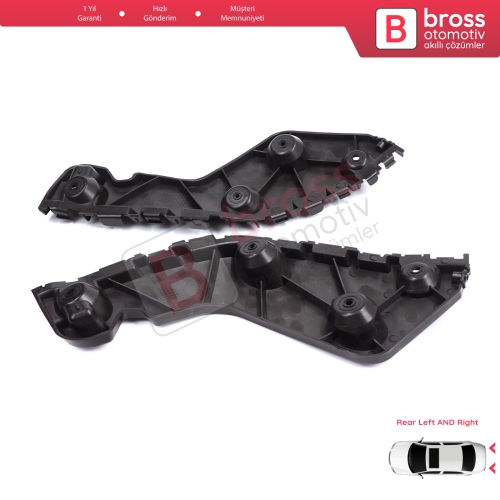 Renault Dacia Duster MK1 HS 2010-2017 622200010R 622210009R için Arka Sağ Sol Tampon İç Bağlantı Braket Ayağı 