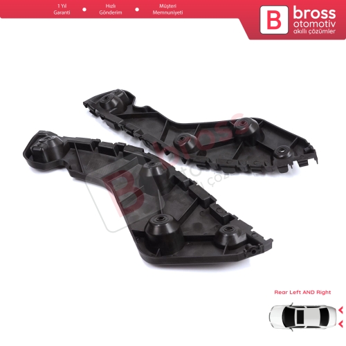 Renault Dacia Duster MK1 HS 2010-2017 622200010R 622210009R için Arka Sağ Sol Tampon İç Bağlantı Braket Ayağı 
