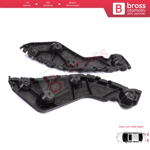 Renault Dacia Duster MK1 HS 2010-2017 622200010R 622210009R için Arka Sağ Sol Tampon İç Bağlantı Braket Ayağı 