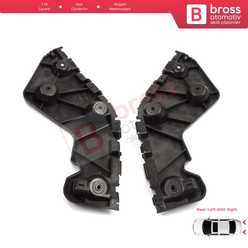 Renault Dacia Duster MK1 HS 2010-2017 622200010R 622210009R için Arka Sağ Sol Tampon İç Bağlantı Braket Ayağı 