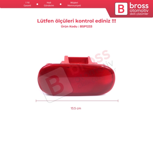 Renault Master MK2 Mascott Opel Movano A Nissan Interstar X70 7700352940 için Arka Kapı 3. Üçüncü Ek Fren Stop Lambası