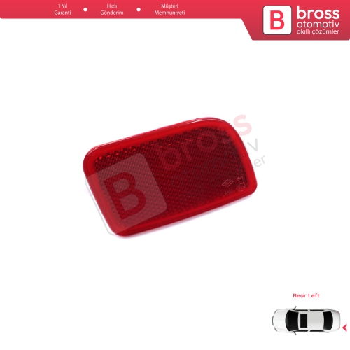 Renault Master 3 Scenic 2 Nissan NV400 Interstar Opel Movano B X62 8200152642 için Sol Arka Tampon Reflektörü