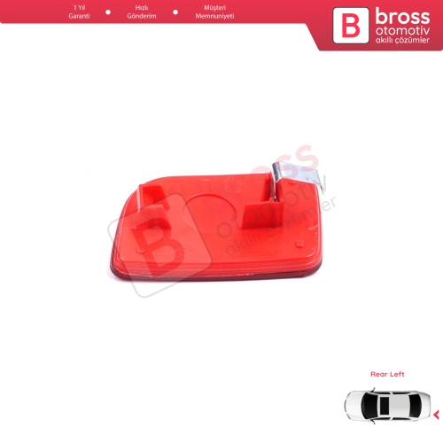 Renault Master 3 Scenic 2 Nissan NV400 Interstar Opel Movano B X62 8200152642 için Sol Arka Tampon Reflektörü
