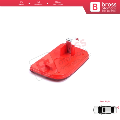 Renault Master 3 Scenic 2 Nissan NV400 Interstar Opel Movano B X62 8200152643 için Sağ Arka Tampon Reflektörü