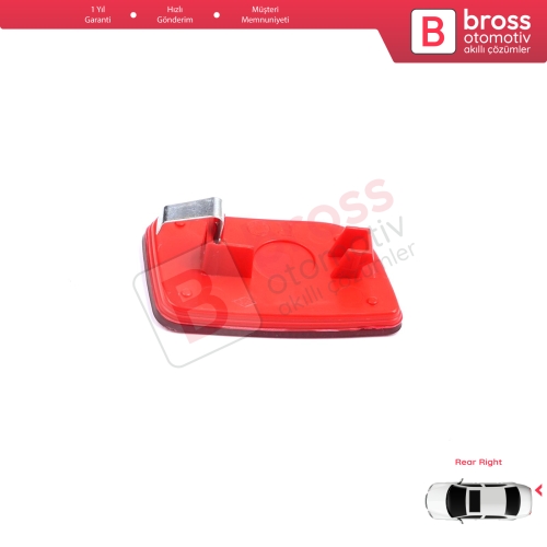 Renault Master 3 Scenic 2 Nissan NV400 Interstar Opel Movano B X62 8200152643 için Sağ Arka Tampon Reflektörü