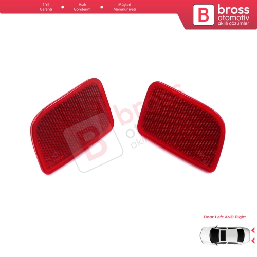 Renault Master 3 Scenic 2 Nissan NV400 Interstar Opel Movano B X62 8200152642 8200152643 için Sağ Sol Arka Tampon Reflektörü