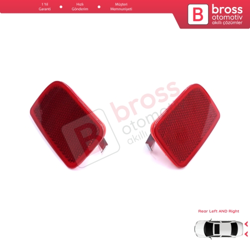 Renault Master 3 Scenic 2 Nissan NV400 Interstar Opel Movano B X62 8200152642 8200152643 için Sağ Sol Arka Tampon Reflektörü