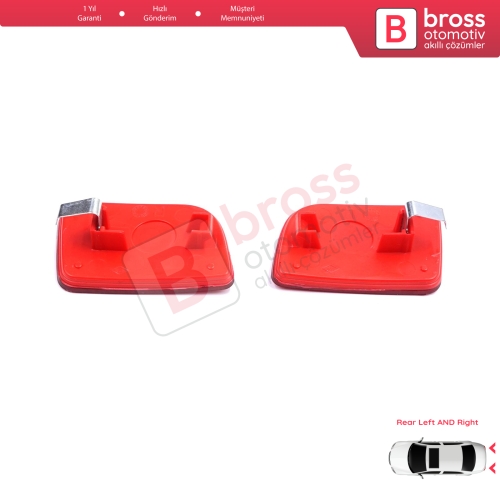Renault Master 3 Scenic 2 Nissan NV400 Interstar Opel Movano B X62 8200152642 8200152643 için Sağ Sol Arka Tampon Reflektörü