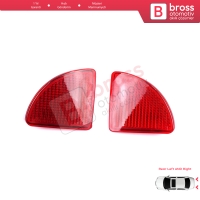 Renault Kangoo MK1 Express Nissan Kubistar X76 Dacia Logan MK1 KS MCV Van 2004-2008 77003087207700308719 için Arka Sağ Sol Tampon Reflektörü