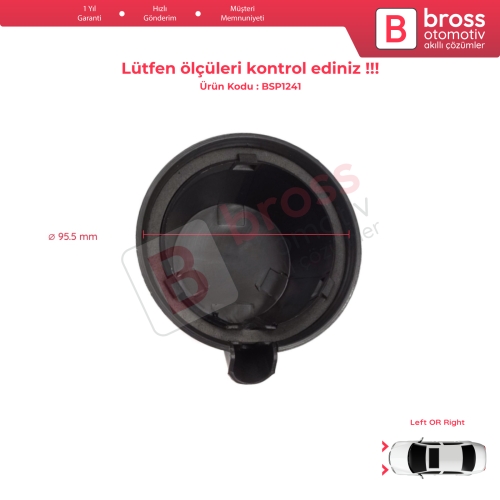 Renault 9 R9 L42 1981-1993 7701029560 İçin Ön Far Toz Koruma Arka Plastik Kapağı