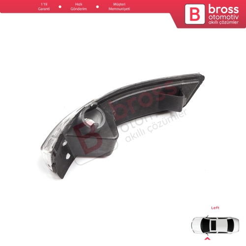Ford Focus 2007-2020 Mondeo MK4 2007-2015 8M5113B383AA İçin Sol Yan Ayna Sinyali Beyaz 